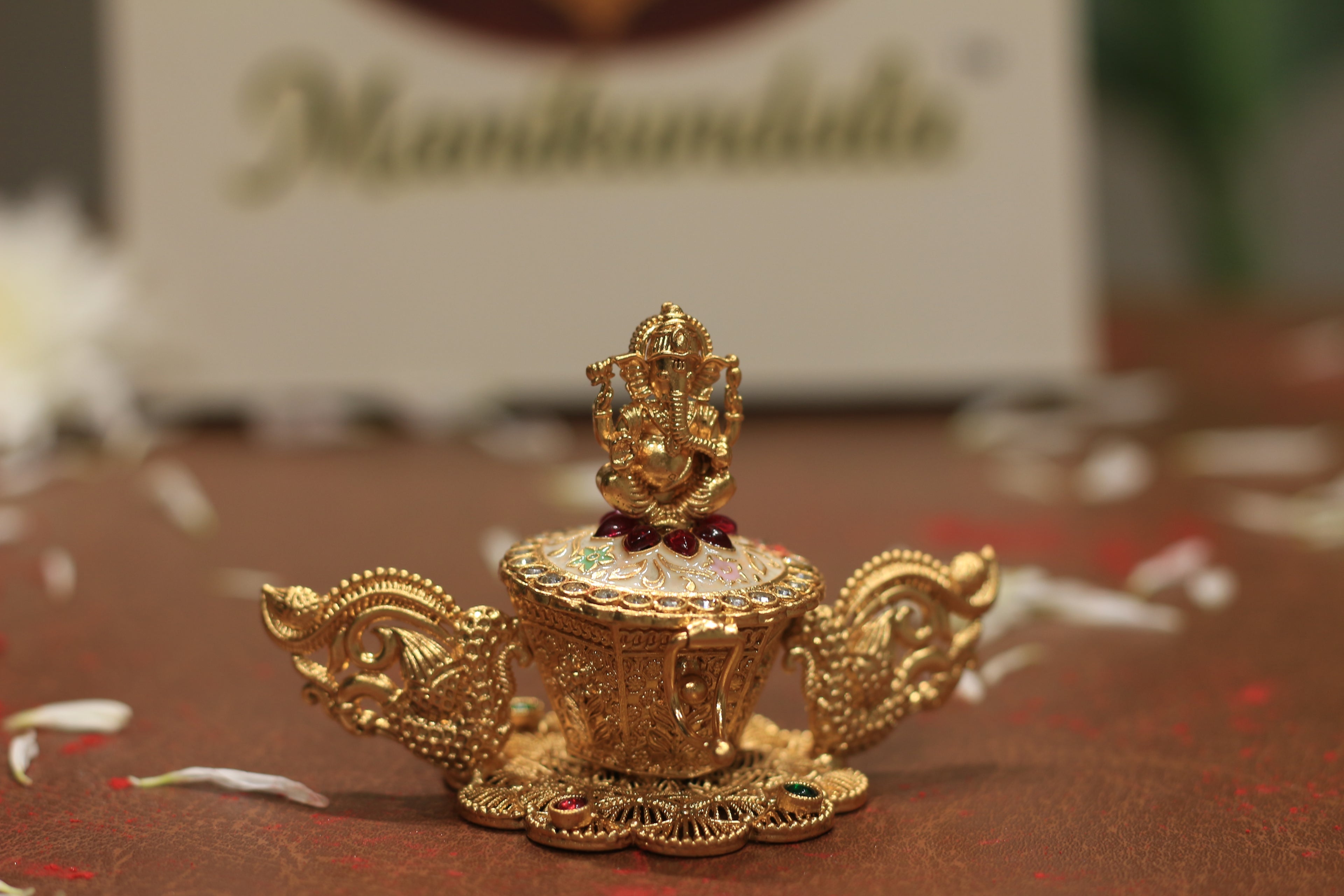 Ganesha Sindoor Box