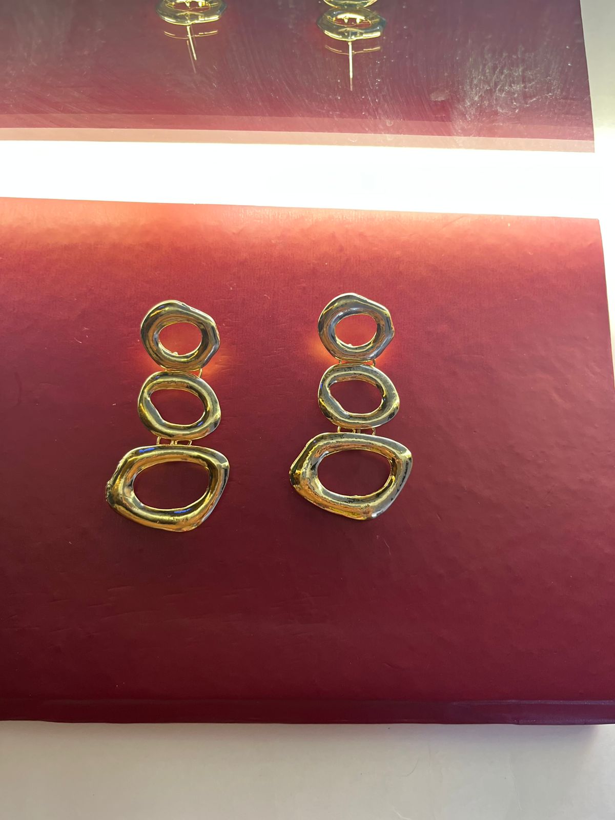 Bubble Gold Earrings | Melted Organic Sculptural Jewelry