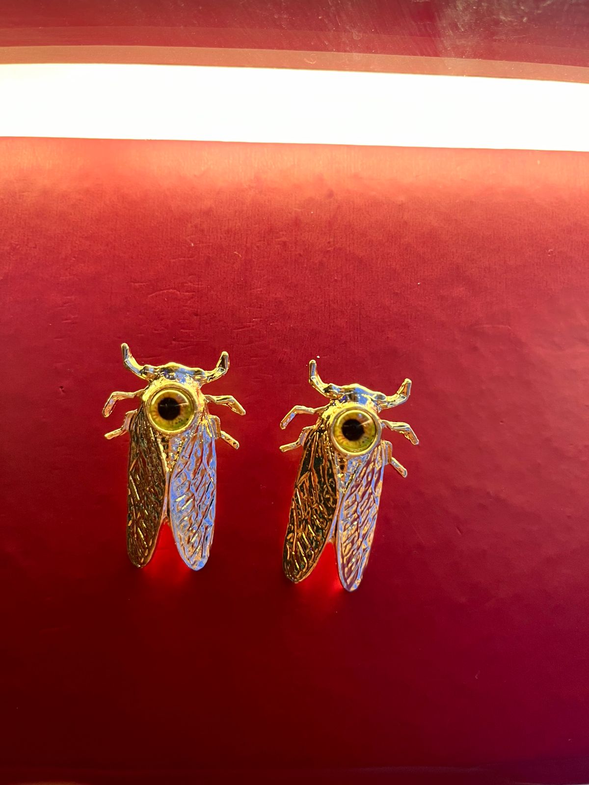 Hyper-Realistic Cockroach Stud Earrings – Quirky Bug Jewelry