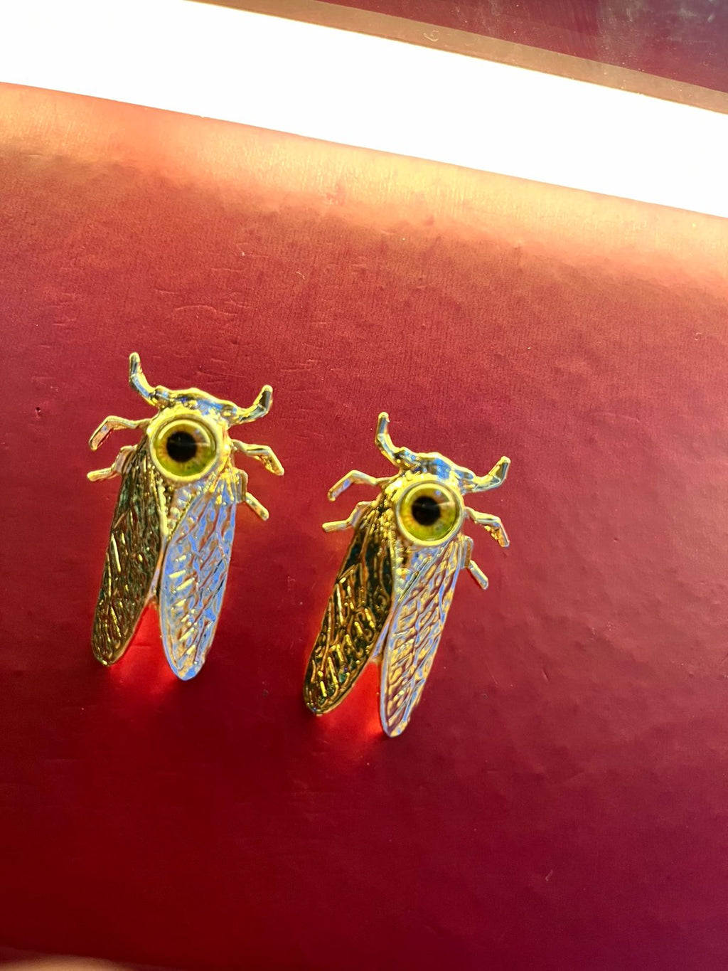 Hyper-Realistic Cockroach Stud Earrings – Quirky Bug Jewelry