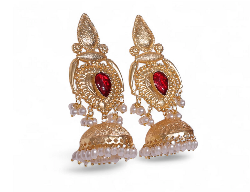 The Manikundala Traditional Temple Jhumka: Heritage & Majesty 🛕