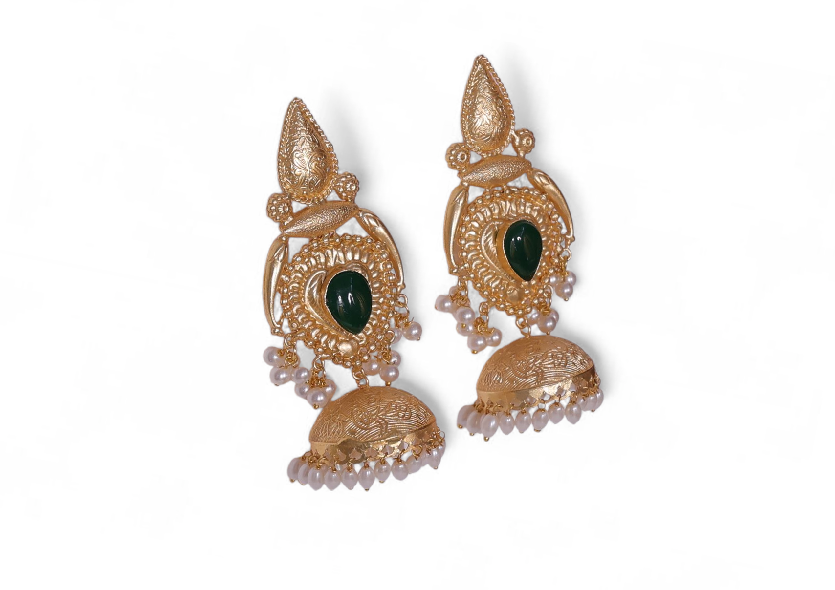 The Manikundala Traditional Temple Jhumka: Heritage & Majesty 🛕