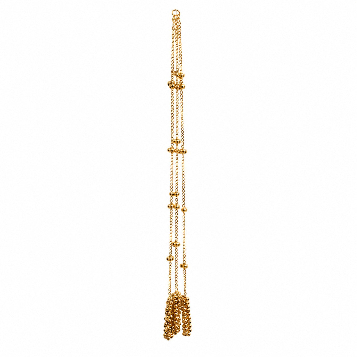 Kashmiri Paranda with Ghunghroo for Women, Gold Plated Traditional Hair Accessory for Bridal, Mehndi, Haldi & Wedding.